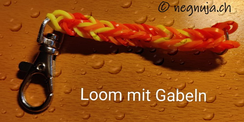 Rubber Loom Gabel